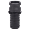 Adapter for cam & groove ETE 3/4" PP hose barb 19 for hose clamps